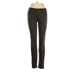 Womens Lila Ryan Jeans Pants Size 31 Forest Green Cotton Spandex